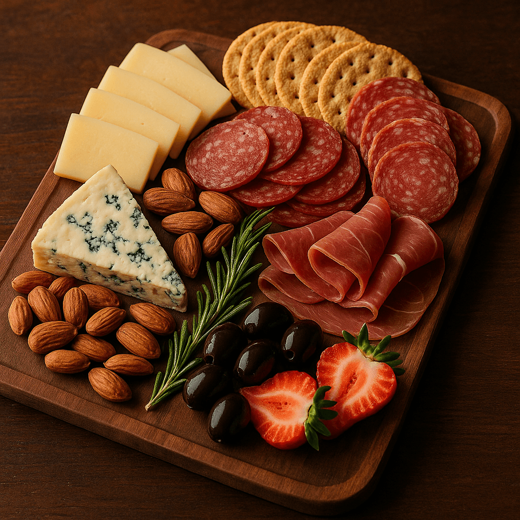 Delicious food and snacks